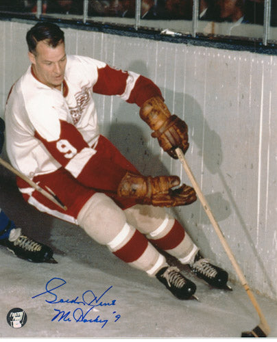 Gordie Howe (deceased) Autographed Detroit Red Wings 16X20 Photo