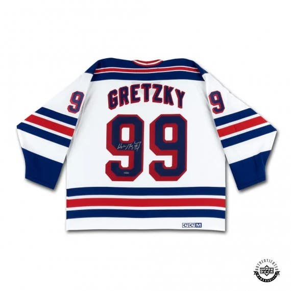 Gretzky Nhl Jersey Auction Wayne Gretzky Autographed Vintage